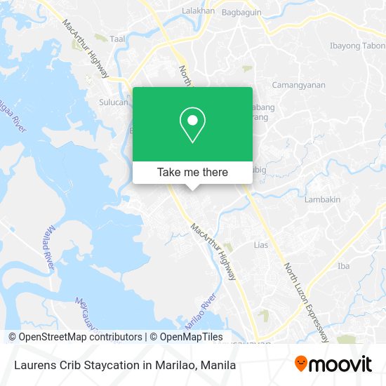 Laurens Crib Staycation in Marilao map