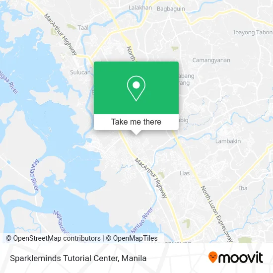 Sparkleminds Tutorial Center map