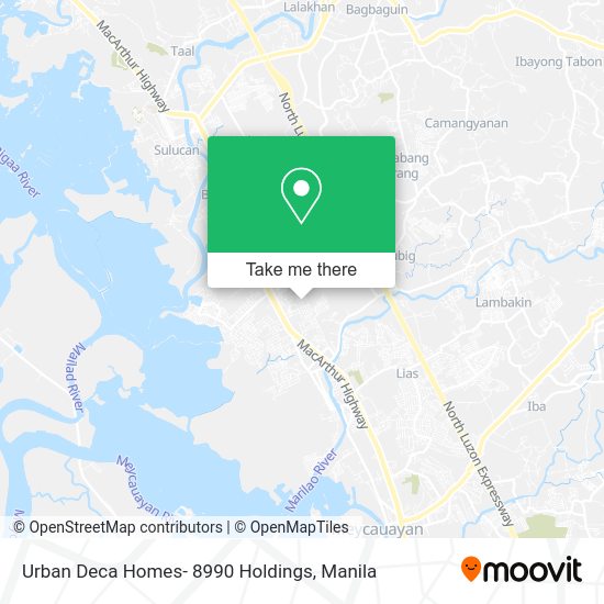 Urban Deca Homes- 8990 Holdings map