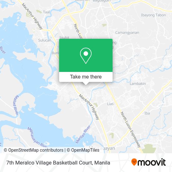 7th Meralco Village Basketball Court map