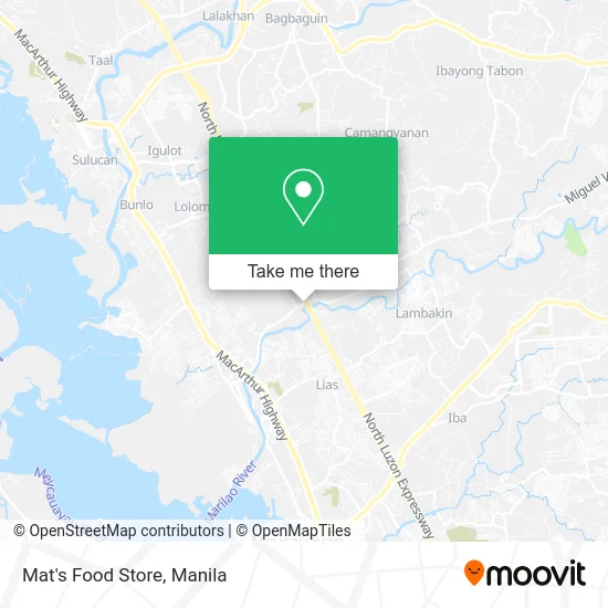 Mat's Food Store map