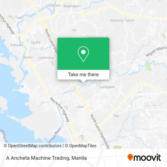 A Ancheta Machine Trading map