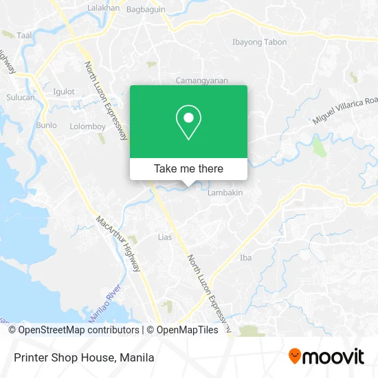 Printer Shop House map