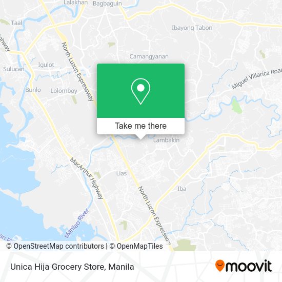 Unica Hija Grocery Store map