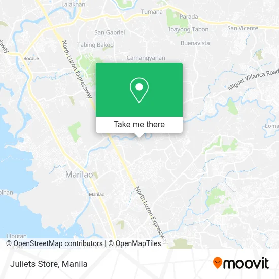 Juliets Store map