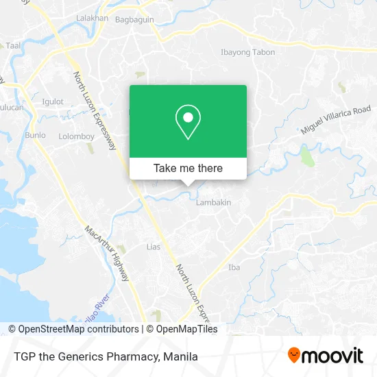 TGP the Generics Pharmacy map