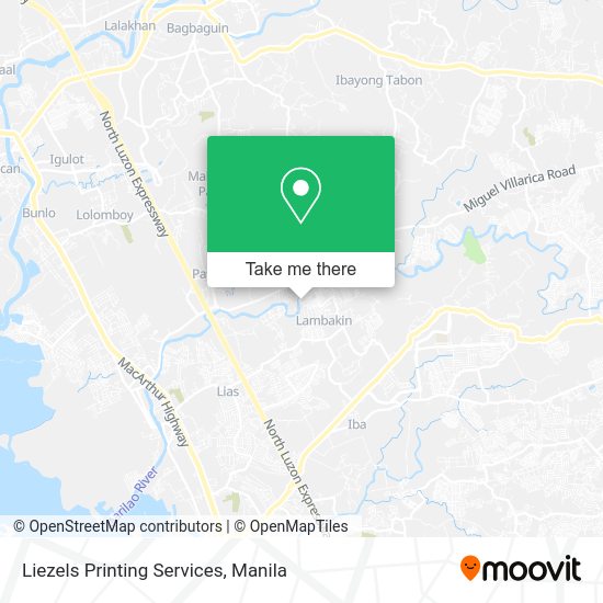 Liezels Printing Services map