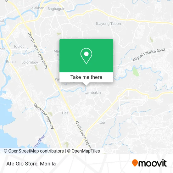 Ate Glo Store map
