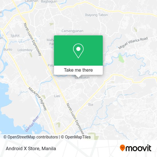 Android X Store map