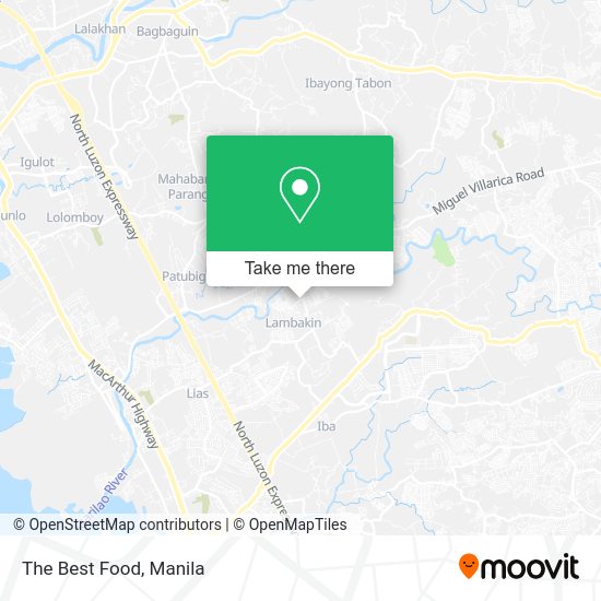 The Best Food map