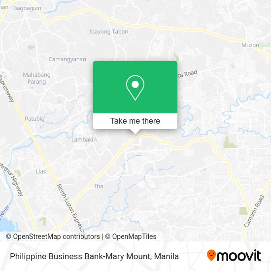Philippine Business Bank-Mary Mount map