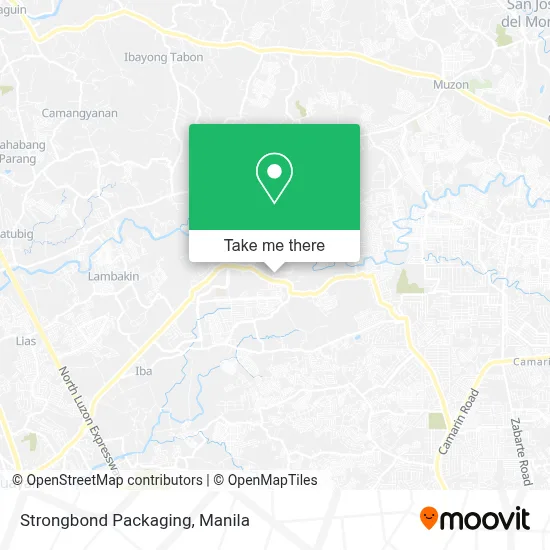 Strongbond Packaging map