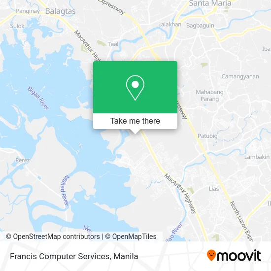 Francis Computer Services map