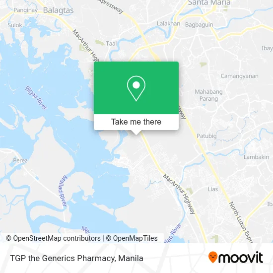 TGP the Generics Pharmacy map
