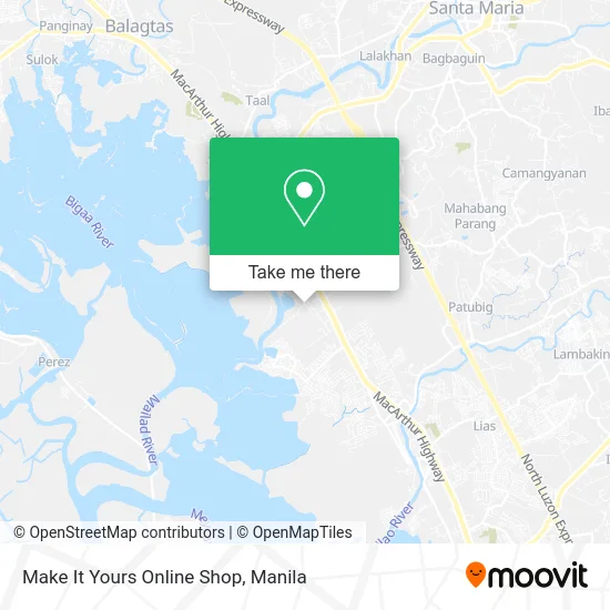 Make It Yours Online Shop map