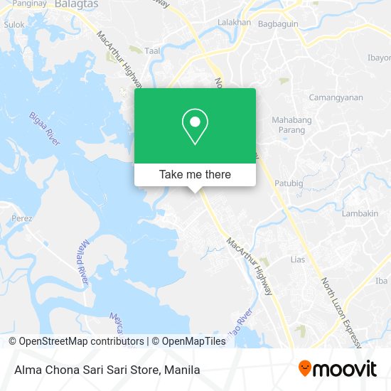 Alma Chona Sari Sari Store map