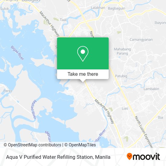 Aqua V Purified Water Refilling Station map