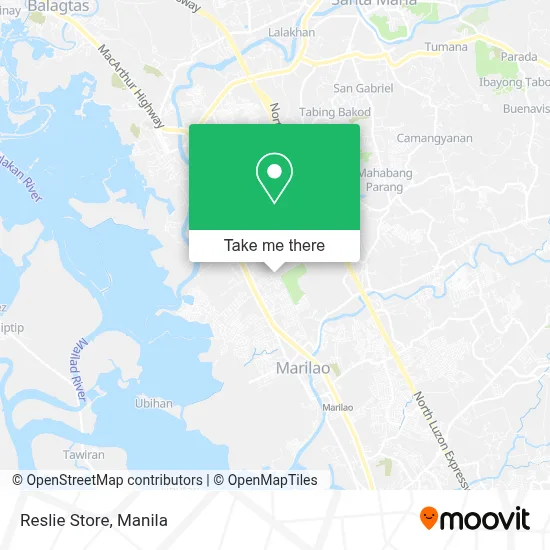 Reslie Store map