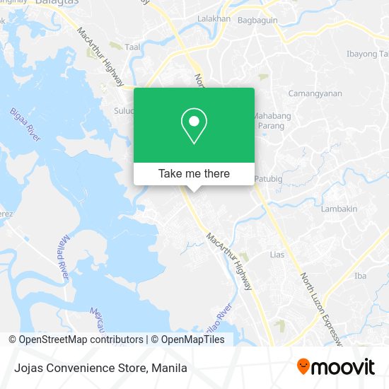 Jojas Convenience Store map