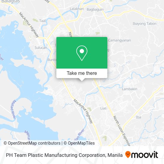 PH Team Plastic Manufacturing Corporation map