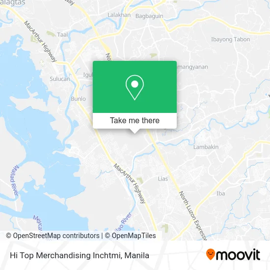 Hi Top Merchandising Inchtmi map