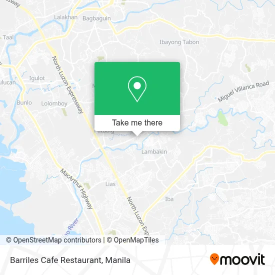 Barriles Cafe Restaurant map