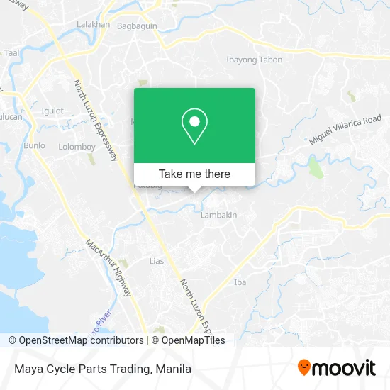 Maya Cycle Parts Trading map