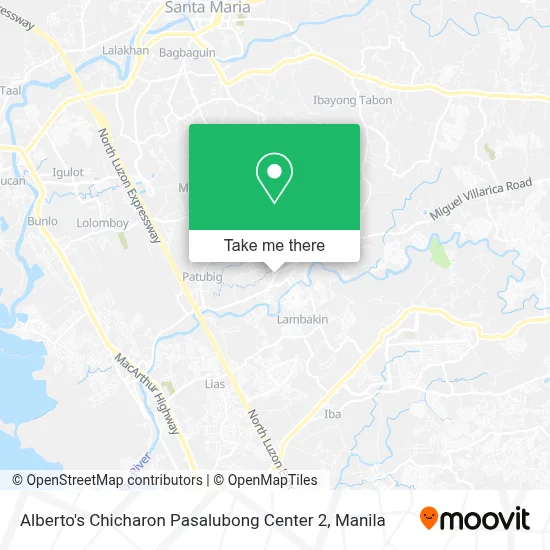 Alberto's Chicharon Pasalubong Center 2 map