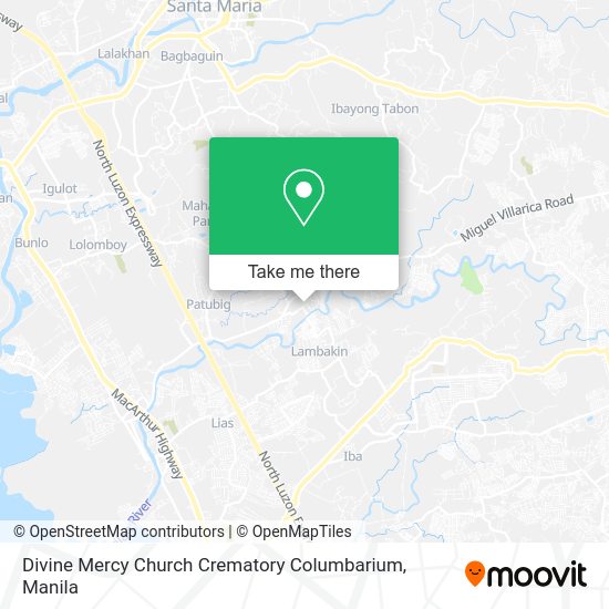 Divine Mercy Church Crematory Columbarium map