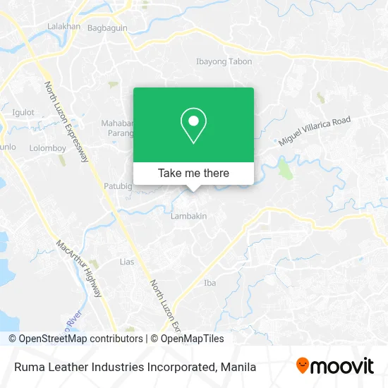 Ruma Leather Industries Incorporated map