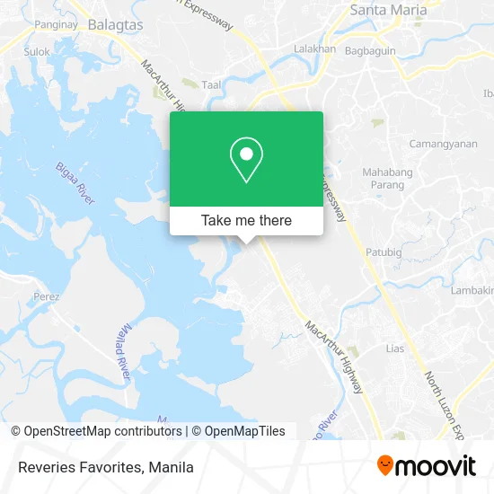 Reveries Favorites map