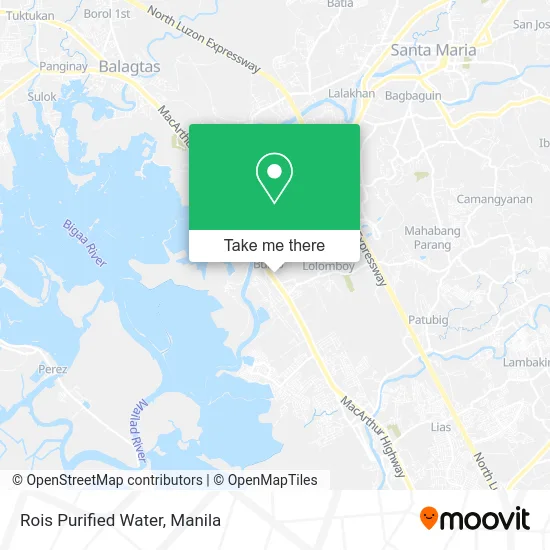 Rois Purified Water map