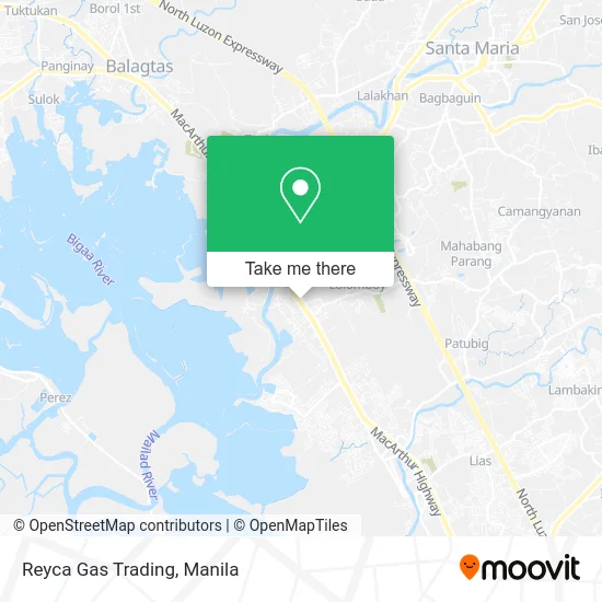 Reyca Gas Trading map