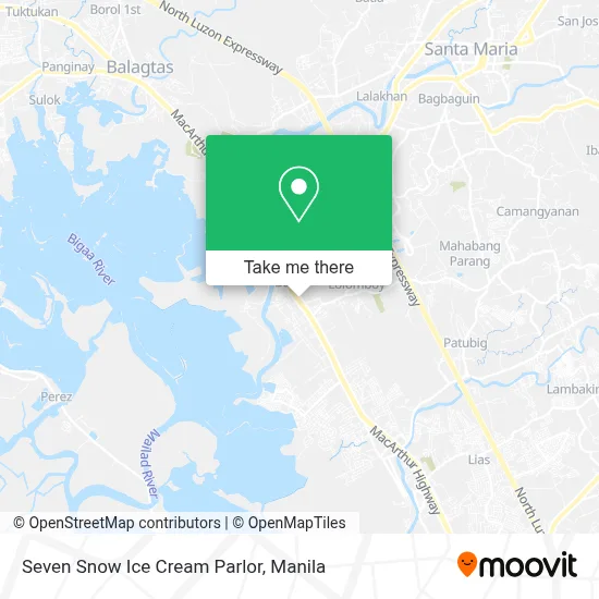 Seven Snow Ice Cream Parlor map