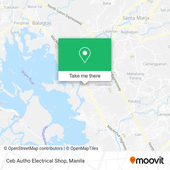 Ceb Autho Electrical Shop map