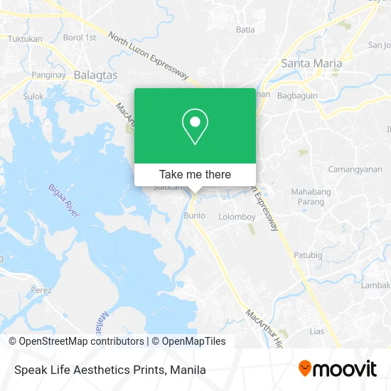 Speak Life Aesthetics Prints map