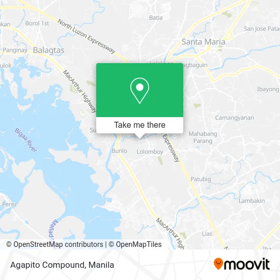 Agapito Compound map