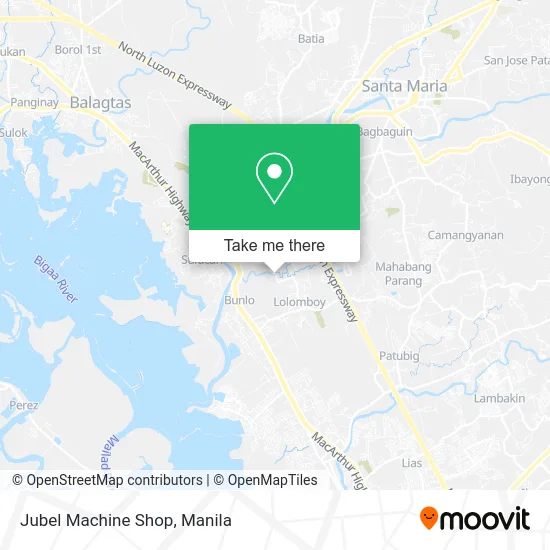 Jubel Machine Shop map