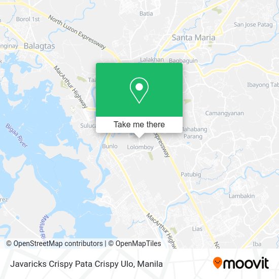 Javaricks Crispy Pata Crispy Ulo map