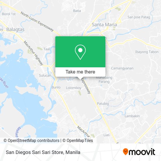 San Diegos Sari Sari Store map