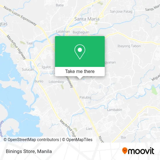 Binings Store map
