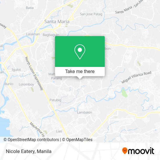 Nicole Eatery map