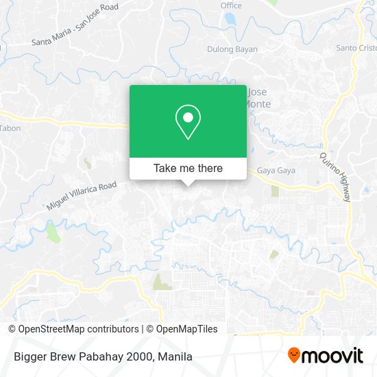 Bigger Brew Pabahay 2000 map