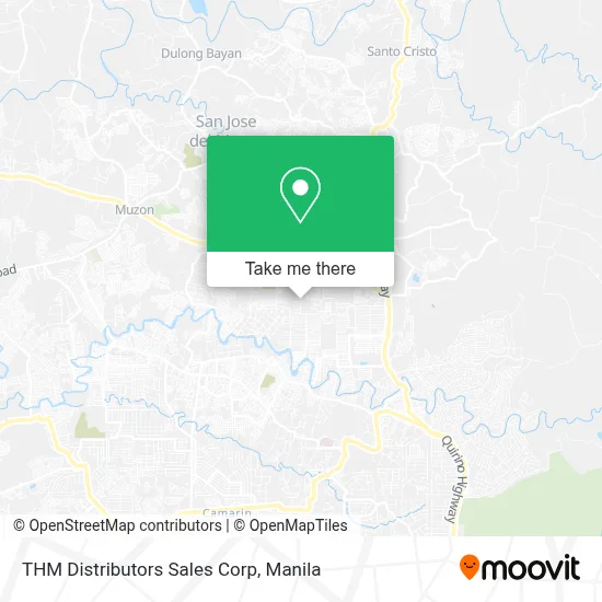 THM Distributors Sales Corp map