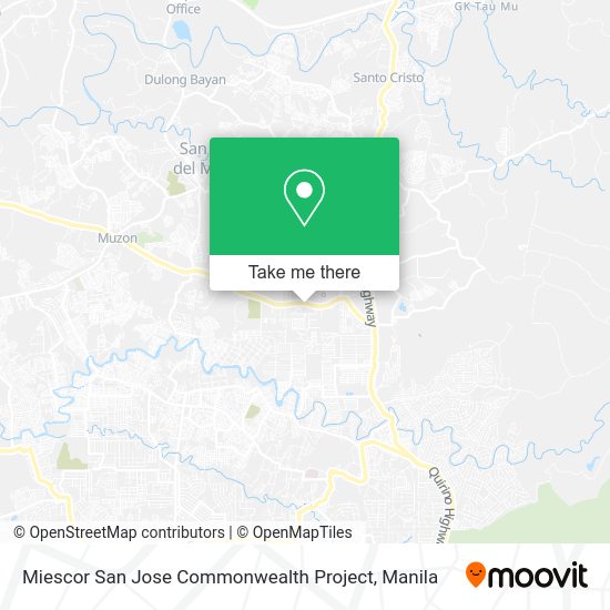 Miescor San Jose Commonwealth Project map