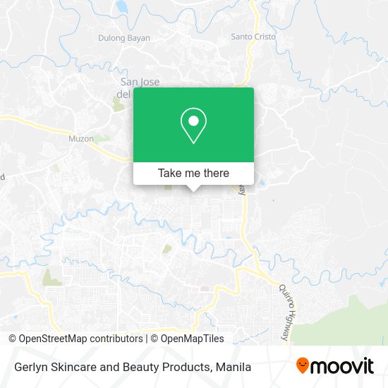 Gerlyn Skincare and Beauty Products map