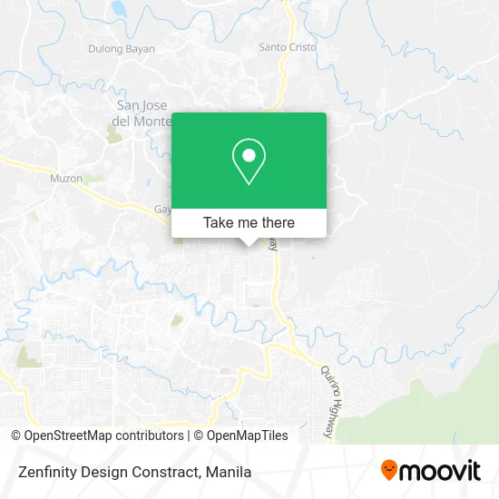 Zenfinity Design Constract map