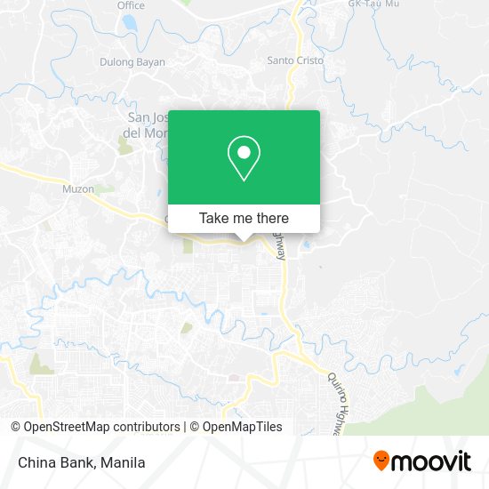 China Bank map