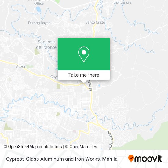 Cypress Glass Aluminum and Iron Works map
