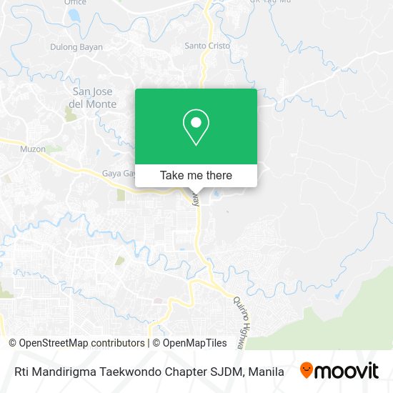 Rti Mandirigma Taekwondo Chapter SJDM map